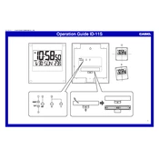 Casio ID-11S Clock manual cover