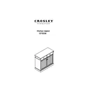 Crosley CF3038 Kitchen Island manual cover