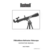 Bushnell 786050 Telescope manual cover