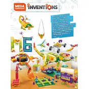 Mega Construx Mattel Inventions Deluxe Pack FWP31 Construction Set manual cover