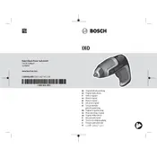 Bosch IXO 7 Screwdriver manual cover