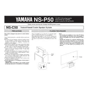 Yamaha NS-C50 Speaker manual cover