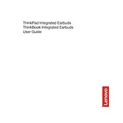 Lenovo Thinkbook Integrated Earbuds Headset manual cover