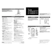 Icom IC-F3162D Transceiver manual cover