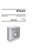 Candy CDB 264-80 manual cover