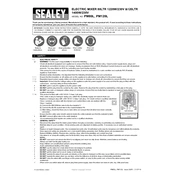 Sealey PM80L Mixer manual cover