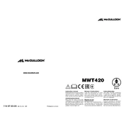 McCulloch MWT420