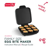 Dash DBBM900 Family Size Egg Bite Maker manual cover