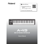 Roland A-49 manual cover