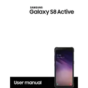 Samsung Galaxy S8 Active Sprint SM-G892UZAASPR Phone manual cover