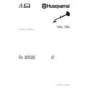 Husqvarna 130C Trimmer manual cover