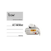 Icom IC-M302 Transceiver manual cover