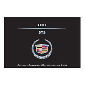 Cadillac STS 2007 manual cover