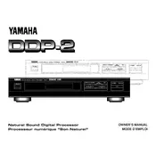 Yamaha DDP-2 Processor manual cover