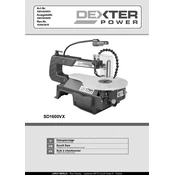 Dexter Power SD1600VX 3901404953 Saw manual cover