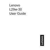 Lenovo L29W-30 66E5-GAC3-WW Monitor manual cover