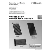 Viessmann Vitosol 100-F Solar Panel manual cover