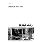 De Dietrich DOS1567X Oven manual cover