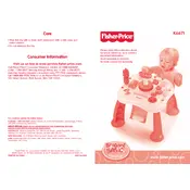 Fisher Price Mattel Big Discoveries Table K6671 Toy manual cover