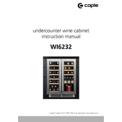 Caple WI6232 Wine Cabinet manual cover