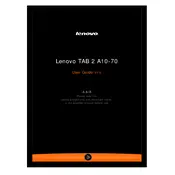 Lenovo TAB 2 A10-70 Tablet manual cover