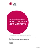 LG 25UM58 25UM58-P.AUS Monitor manual cover