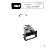 Toro S-200 38232 Snow Thrower manual cover