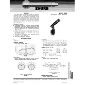 Shure SM56 Microphone manual cover