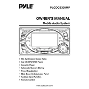 Pyle PLCDCS330MP Radio manual cover