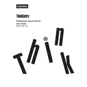 Lenovo ThinkCentre Tiny-in-One 24 Computer manual cover