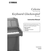 Yamaha CEL-53 Celesta manual cover