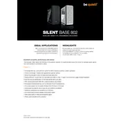 be quiet! Silent Base 802 Window Black Case manual cover