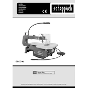 Scheppach DECO-XL 5901404904 Saw manual cover