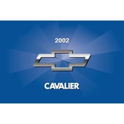 Chevrolet Cavalier 2002 manual cover