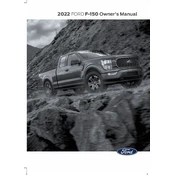 Ford F-150 2022 manual cover