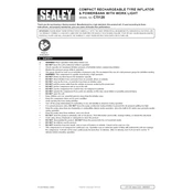 Sealey CTI120 Inflator manual cover