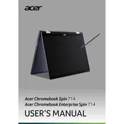 Acer Chromebook Enterprise Spin 714 CP714-1WN-50XY Laptop manual cover