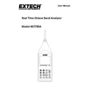 Flir Extech 407790A Analyzer manual cover