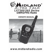 Midland LXT365 X-tra Talk manual cover