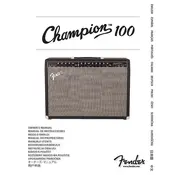 Fender Champion 100 2330400900 120V 60Hz DS Amplifier manual cover