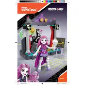 Mega Construx Mattel Monster High Drama Class FFD29 Construction Set manual cover