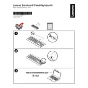 Lenovo Smartcard Wired II Keyboard manual cover