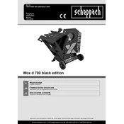 Scheppach WOX D 700 Black Edition 1905114904 Saw manual cover