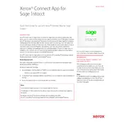 Xerox Connect App for Sage Intacct Application manual cover