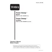 Toro PowerSweep 51586 Blower manual cover