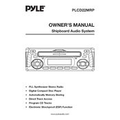 Pyle PLCD22MRP MP3 Player manual cover