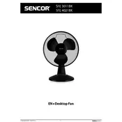 Sencor SFE 3011BK Fan manual cover