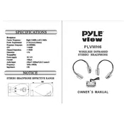 Pyle PLVWH6 Headphones manual cover