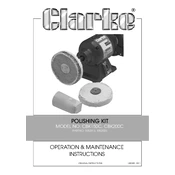 Clarke 3052025 CBK200C Polishing Kit manual cover