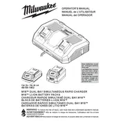 Milwaukee M18 48-59-1802 Charger manual cover